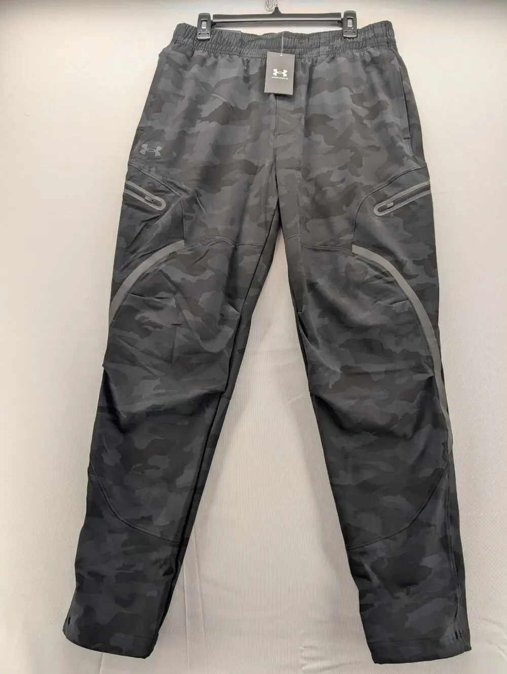 NWT Under Armour Men's Sportstyle Elite Printed Jogger in Black Camo size XL